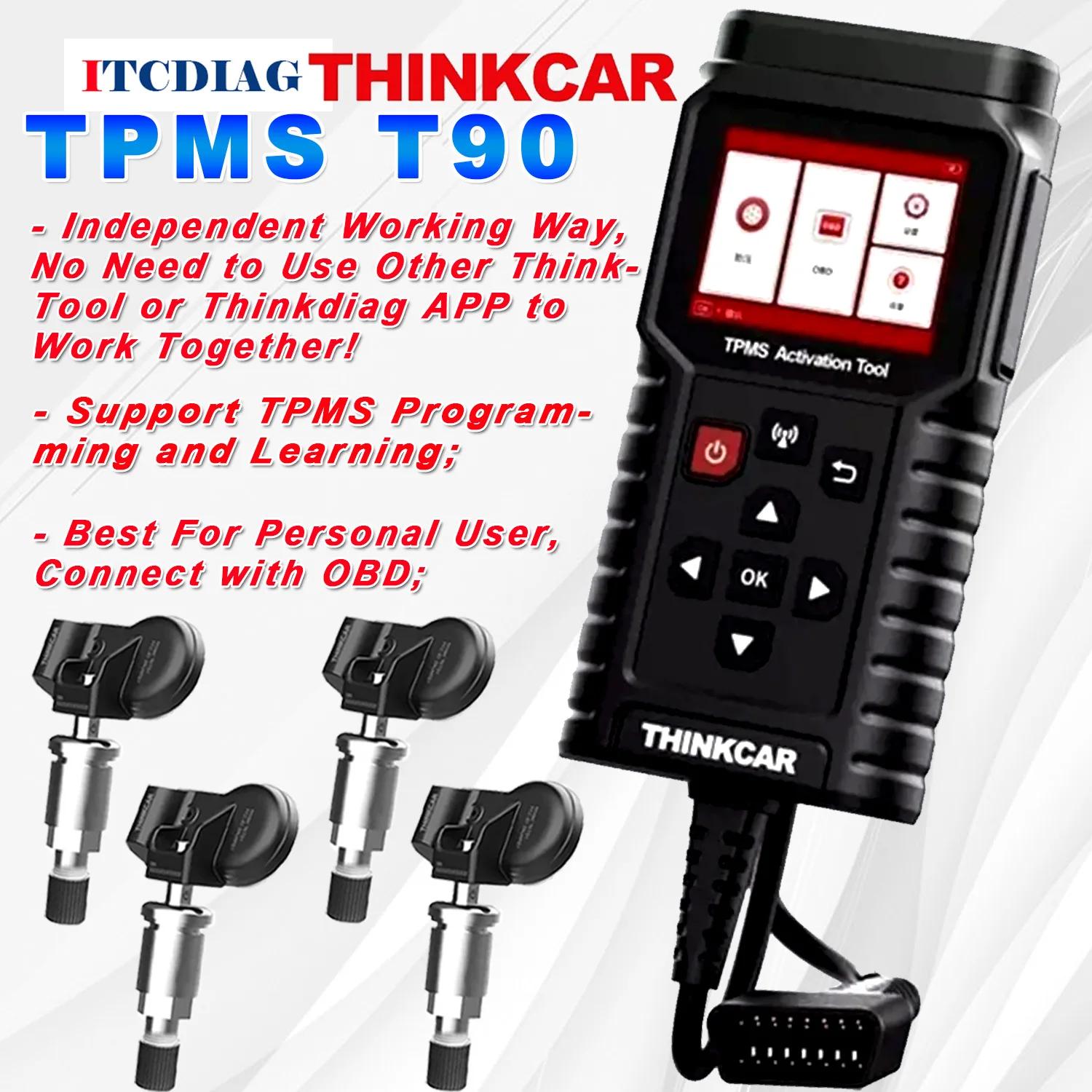 ThinkCar TPMS TP T90  THINKTPMS G2   Ȱȭ , OBD α׷, ڵ  ڵ, Ÿ̾ з , PK THINKCAR G2